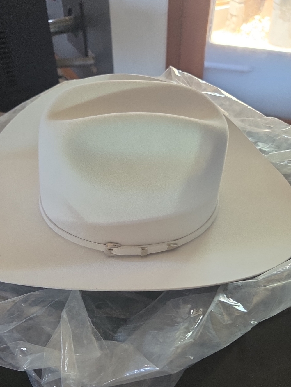 Rodeo Collection 5x White Cowboy Hat Western Hat 7 1/2 - Picture 4 of 7